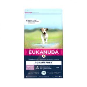 Eukanuba,Grain Free Puppy & Junior Small/Medium